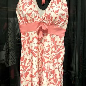 Baby pink 2 piece plus size bathing suit